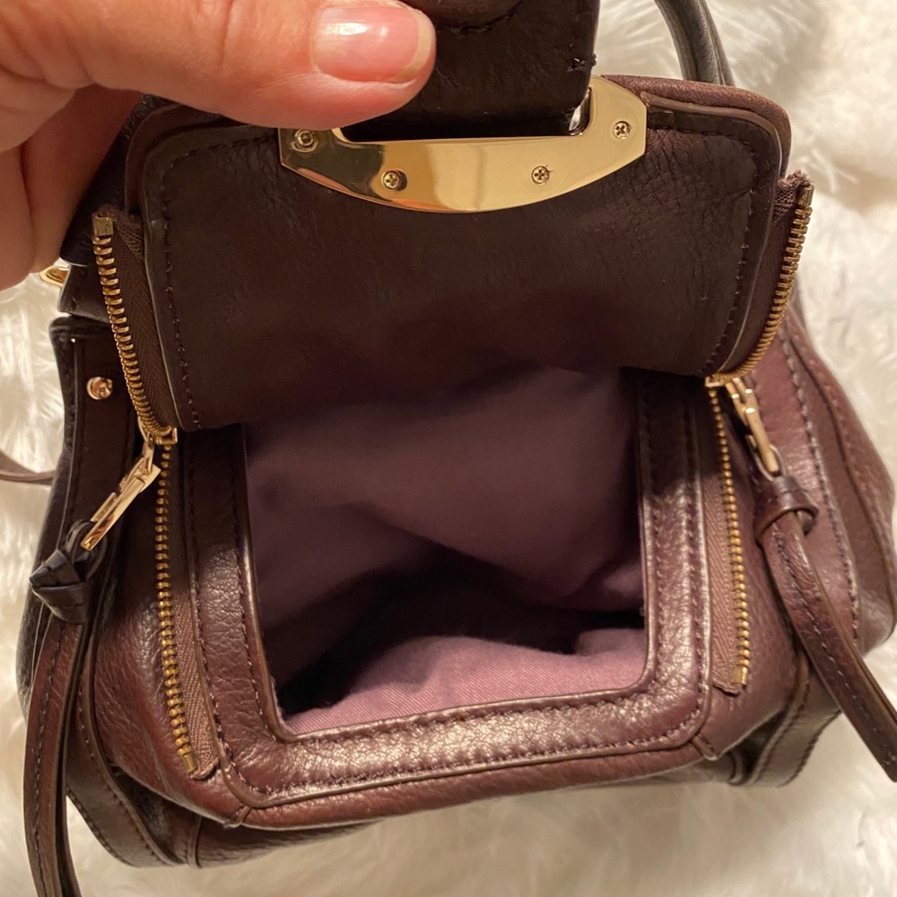 Kooba Jonnie Mini Leather Python Satchel - image 4